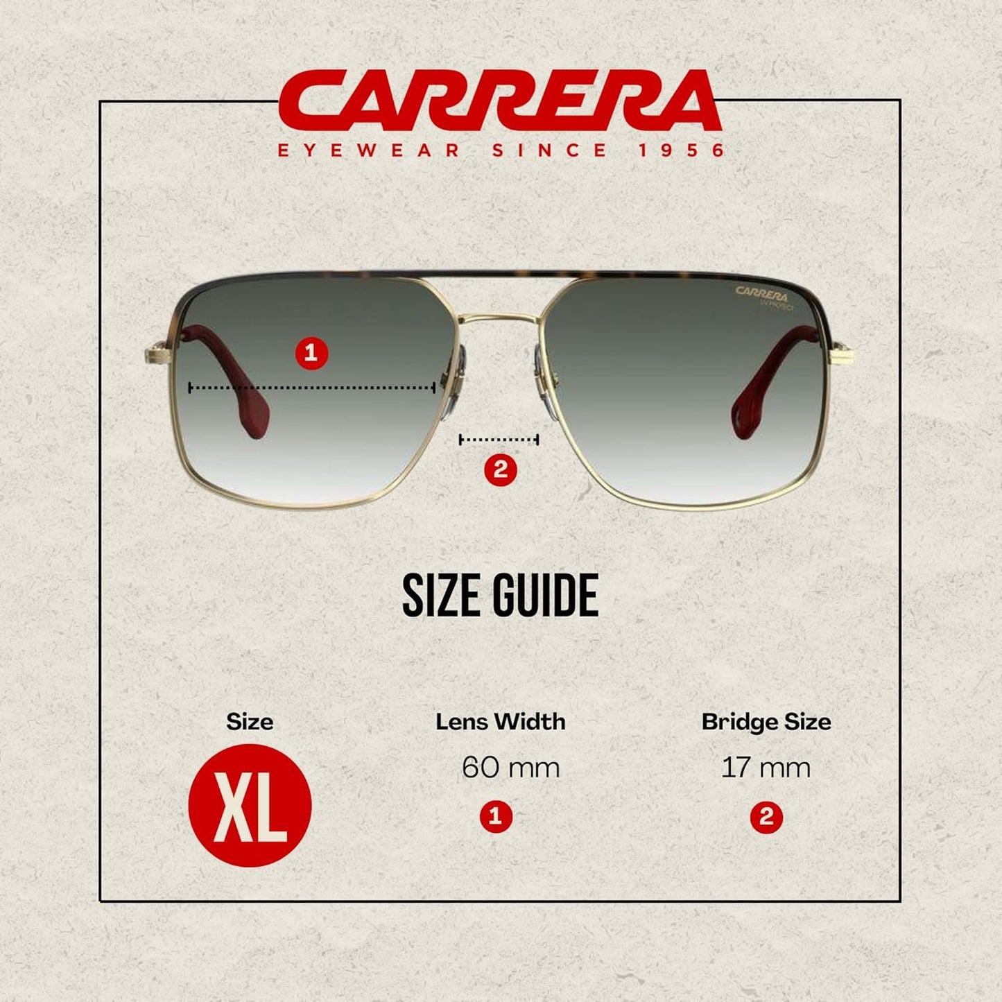 CA152/S Square Sunglasses for Men +BUNDLE with ACCESSORY EYEWEAR KIT