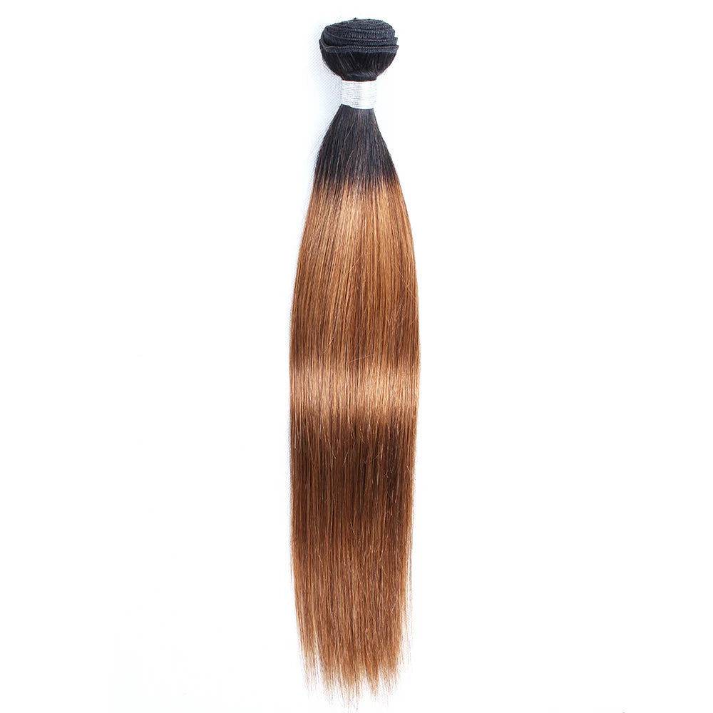 1/3 Pcs Human Hair Bundles Pre-Colored Remy Indian Hair Extension Bone Straight Black Dark Brown Blonde #2 #4 #8 #27 #30 #613