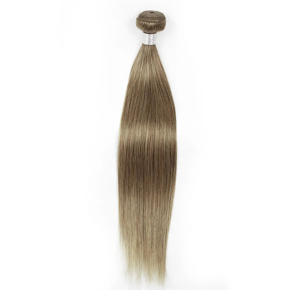 1/3 Pcs Human Hair Bundles Pre-Colored Remy Indian Hair Extension Bone Straight Black Dark Brown Blonde #2 #4 #8 #27 #30 #613