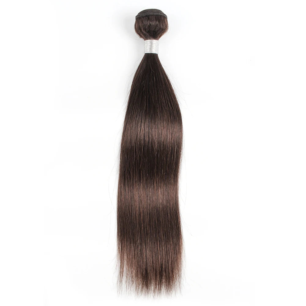 1/3 Pcs Human Hair Bundles Pre-Colored Remy Indian Hair Extension Bone Straight Black Dark Brown Blonde #2 #4 #8 #27 #30 #613