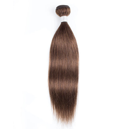 1/3 Pcs Human Hair Bundles Pre-Colored Remy Indian Hair Extension Bone Straight Black Dark Brown Blonde #2 #4 #8 #27 #30 #613