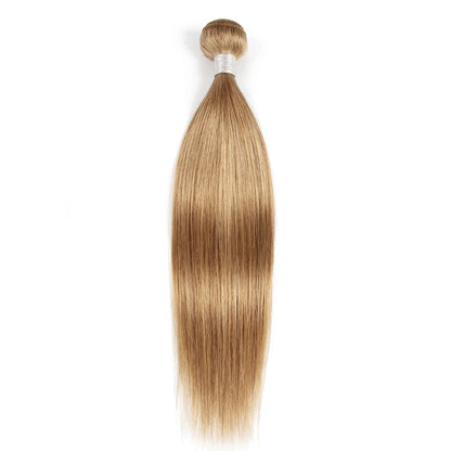 1/3 Pcs Human Hair Bundles Pre-Colored Remy Indian Hair Extension Bone Straight Black Dark Brown Blonde #2 #4 #8 #27 #30 #613